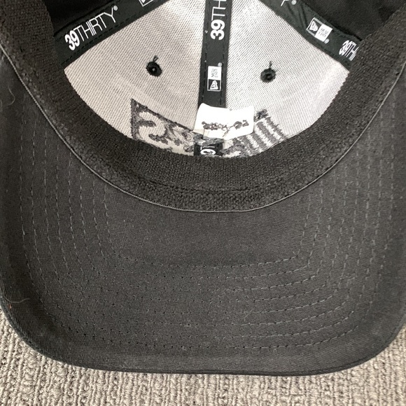 S&S Fire Protection New Era 39Thirty Fitted Hat Mens Size S/M Black Stretch Cap - Picture 11 of 15